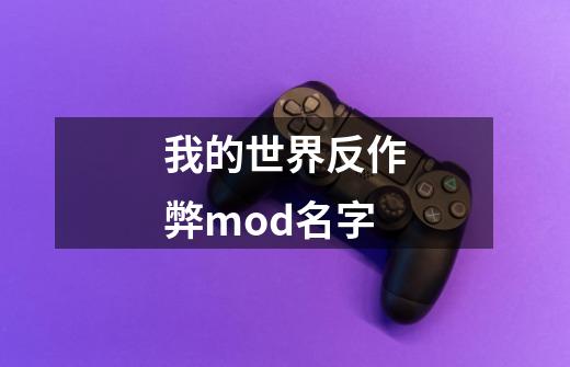 我的世界反作弊mod名字-第1张-游戏信息-龙启网