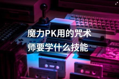 魔力PK用的咒术师要学什么技能-第1张-游戏信息-龙启网