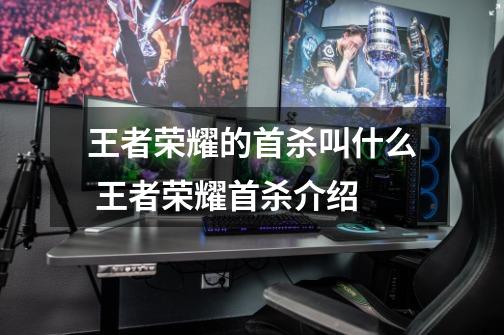 王者荣耀的首杀叫什么 王者荣耀首杀介绍-第1张-游戏信息-龙启网
