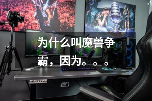 为什么叫魔兽争霸，因为。。。-第1张-游戏信息-龙启网