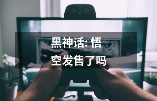 黑神话: 悟空发售了吗-第1张-游戏信息-龙启网