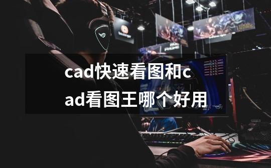 cad快速看图和cad看图王哪个好用-第1张-游戏信息-龙启网