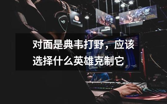 对面是典韦打野,应该选择什么英雄克制它-第1张-游戏信息-龙启网