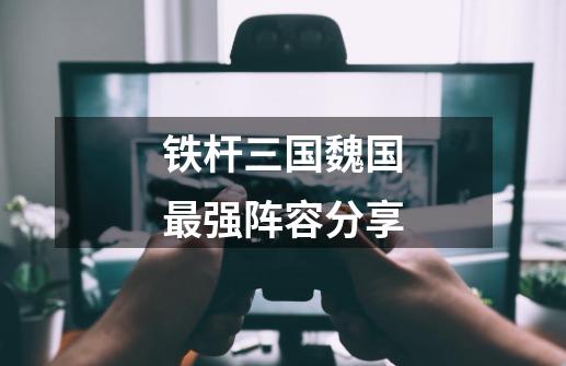 铁杆三国魏国最强阵容分享-第1张-游戏信息-龙启网