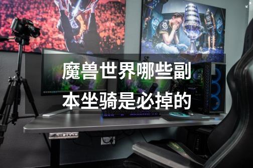 魔兽世界哪些副本坐骑是必掉的-第1张-游戏信息-龙启网