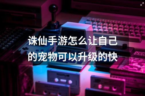 诛仙手游怎么让自己的宠物可以升级的快-第1张-游戏信息-龙启网