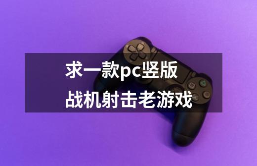 求一款pc竖版战机射击老游戏-第1张-游戏信息-龙启网
