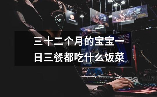 三十二个月的宝宝一日三餐都吃什么饭菜-第1张-游戏信息-龙启网