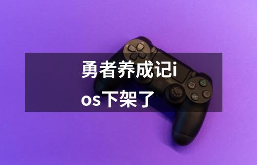 勇者养成记ios下架了-第1张-游戏信息-龙启网