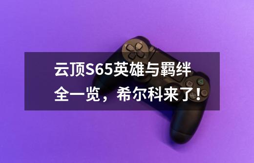 云顶S6.5英雄与羁绊全一览,希尔科来了!-第1张-游戏信息-龙启网