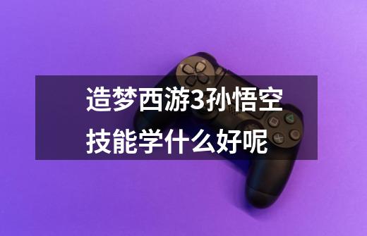 造梦西游3孙悟空技能学什么好呢-第1张-游戏信息-龙启网