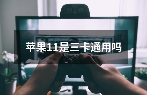 苹果11是三卡通用吗-第1张-游戏信息-龙启网