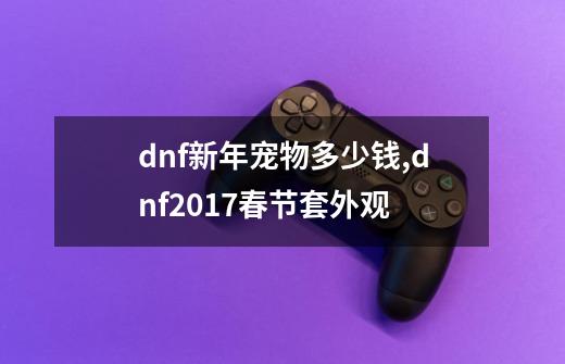dnf新年宠物多少钱,dnf2017春节套外观-第1张-游戏信息-龙启网