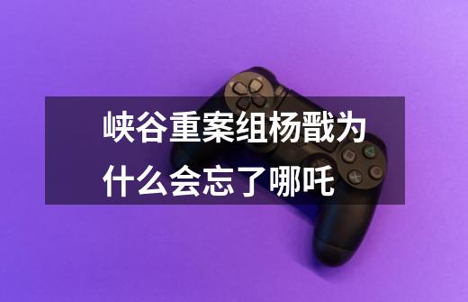 峡谷重案组杨戬为什么会忘了哪吒-第1张-游戏信息-龙启网