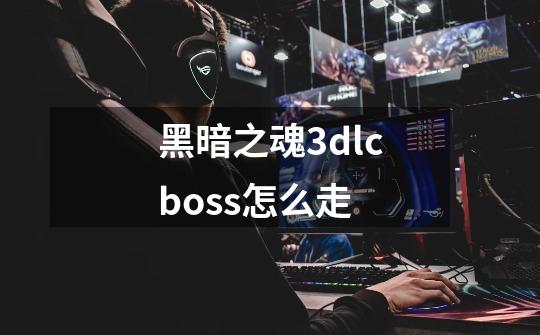 黑暗之魂3dlcboss怎么走-第1张-游戏信息-龙启网