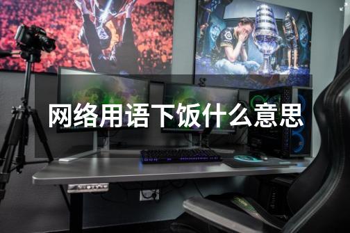 网络用语下饭什么意思-第1张-游戏信息-龙启网
