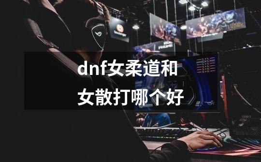 dnf女柔道和女散打哪个好-第1张-游戏信息-龙启网