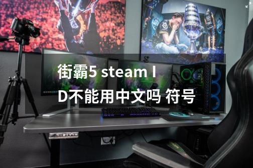 街霸5 steam ID不能用中文吗 符号-第1张-游戏信息-龙启网