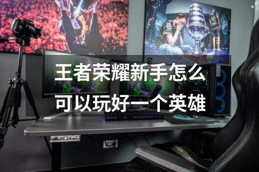 王者荣耀新手怎么可以玩好一个英雄-第1张-游戏信息-龙启网
