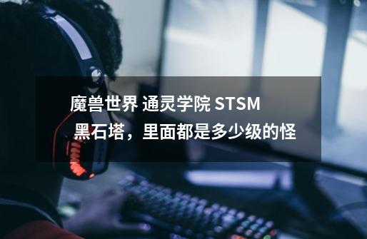 魔兽世界 通灵学院 STSM 黑石塔，里面都是多少级的怪-第1张-游戏信息-龙启网