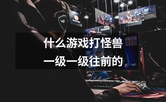 什么游戏打怪兽一级一级往前的-第1张-游戏信息-龙启网