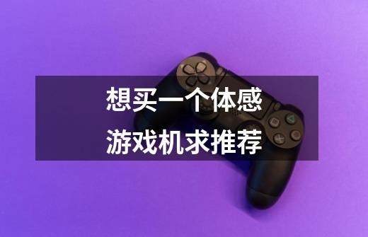 想买一个体感游戏机求推荐-第1张-游戏信息-龙启网