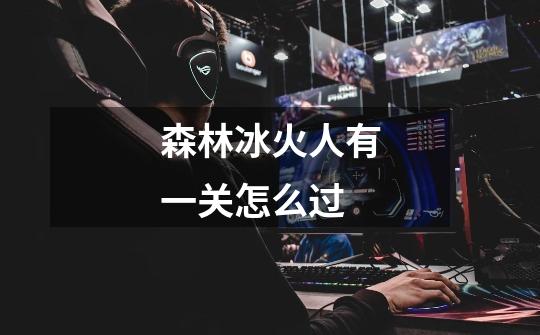 森林冰火人有一关怎么过-第1张-游戏信息-龙启网