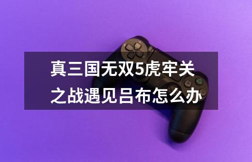 真三国无双5虎牢关之战遇见吕布怎么办-第1张-游戏信息-龙启网