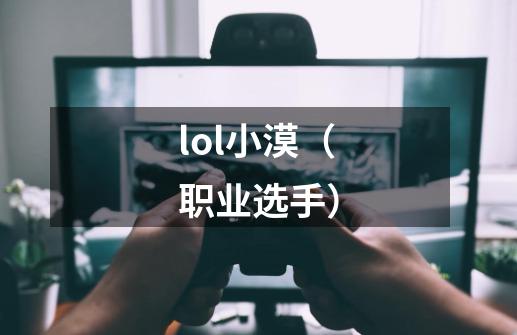 lol小漠(职业选手)-第1张-游戏信息-龙启网