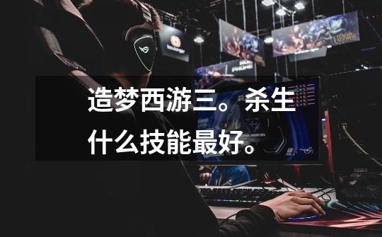 造梦西游三。杀生什么技能最好。-第1张-游戏信息-龙启网