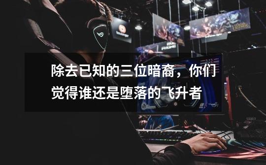 除去已知的三位暗裔,你们觉得谁还是堕落的飞升者-第1张-游戏信息-龙启网