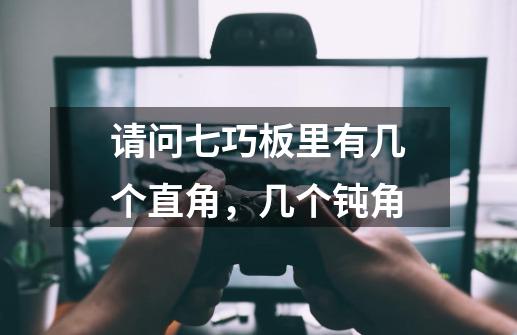 请问七巧板里有几个直角,几个钝角-第1张-游戏信息-龙启网