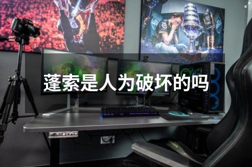 蓬索是人为破坏的吗-第1张-游戏信息-龙启网