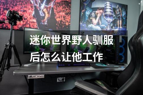迷你世界野人驯服后怎么让他工作-第1张-游戏信息-龙启网