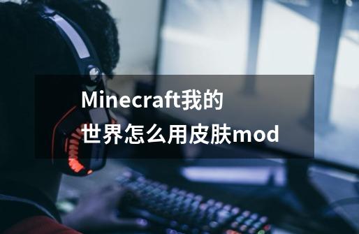 Minecraft我的世界怎么用皮肤mod-第1张-游戏信息-龙启网