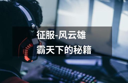 征服-风云雄霸天下的秘籍-第1张-游戏信息-龙启网