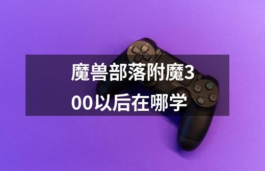 魔兽部落附魔300以后在哪学-第1张-游戏信息-龙启网
