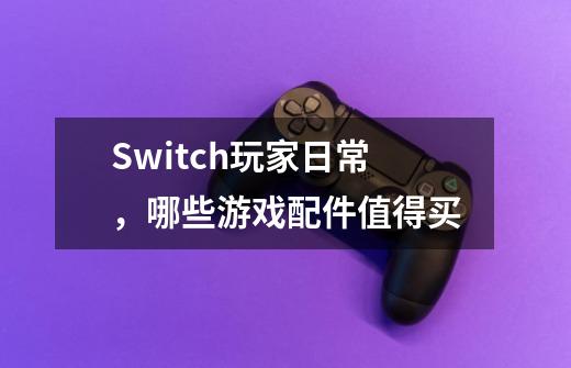 Switch玩家日常,哪些游戏配件值得买-第1张-游戏信息-龙启网