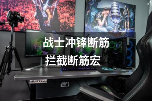 战士冲锋断筋 拦截断筋宏-第1张-游戏信息-龙启网