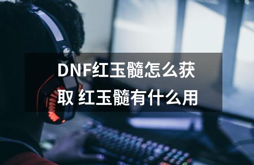 DNF红玉髓怎么获取 红玉髓有什么用-第1张-游戏信息-龙启网