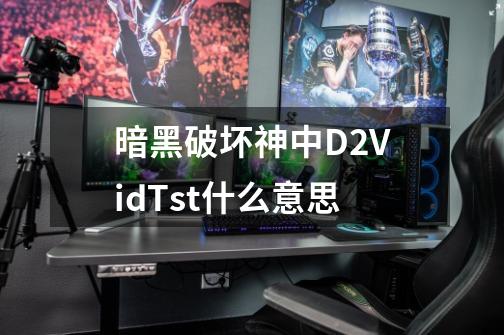 暗黑破坏神中D2VidTst什么意思-第1张-游戏信息-龙启网