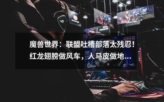 魔兽世界:联盟吐槽部落太残忍!红龙翅膀做风车,人马皮做地毯-第1张-游戏信息-龙启网