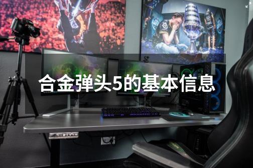 合金弹头5的基本信息-第1张-游戏信息-龙启网