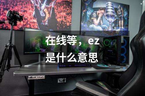 在线等,ez是什么意思-第1张-游戏信息-龙启网