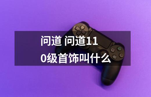 问道 问道110级首饰叫什么-第1张-游戏信息-龙启网