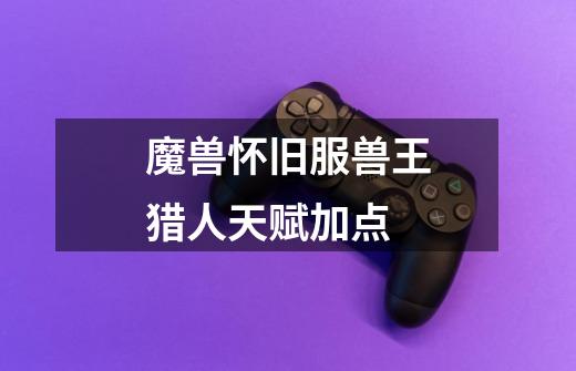 魔兽怀旧服兽王猎人天赋加点-第1张-游戏信息-龙启网