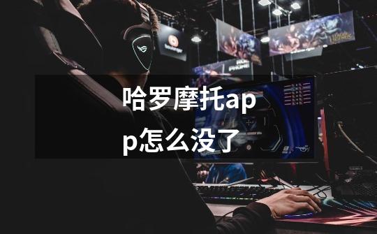 哈罗摩托app怎么没了-第1张-游戏信息-龙启网