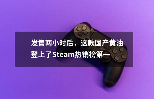 发售两小时后,这款国产黄油登上了Steam热销榜第一-第1张-游戏信息-龙启网