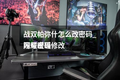 战双帕弥什怎么改密码_闪耀暖暖
账号密码修改-第1张-游戏信息-龙启网