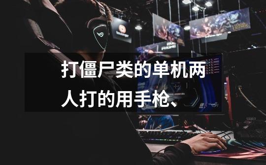 打僵尸类的单机两人打的用手枪、-第1张-游戏信息-龙启网